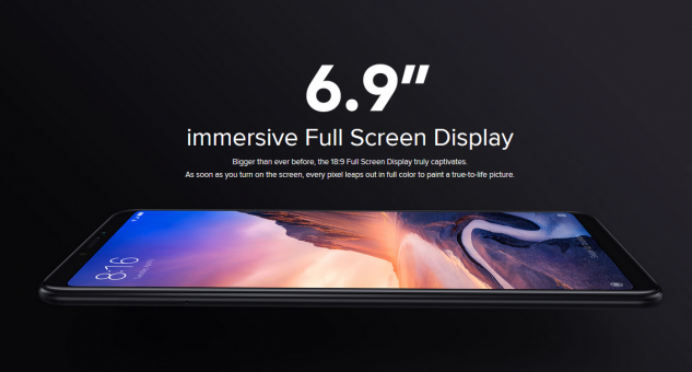 Mi Max3 এ থাকছে বড় ডিসপ্লে