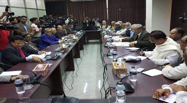 ইসির সঙ্গে জাতীয় ঐক্যফ্রন্টের শীর্ষ নেতাদের বৈঠক