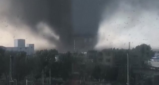 চীনে টর্নেডোর আঘাতে নিহত ৩, আহত প্রায় ২শ’