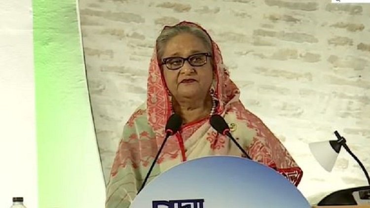 সমাবেশে প্রধানমন্ত্রী শেখ হাসিনা