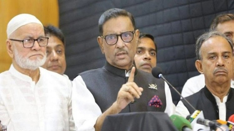  বক্তব্য রাখছেন আওয়ামী লীগ সাধারণ সম্পাদক ওবায়দুল কাদের